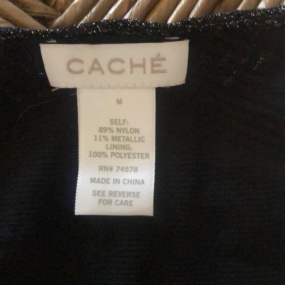 Cache Rhinestoned and Sequined Top - Picture 8 of 9